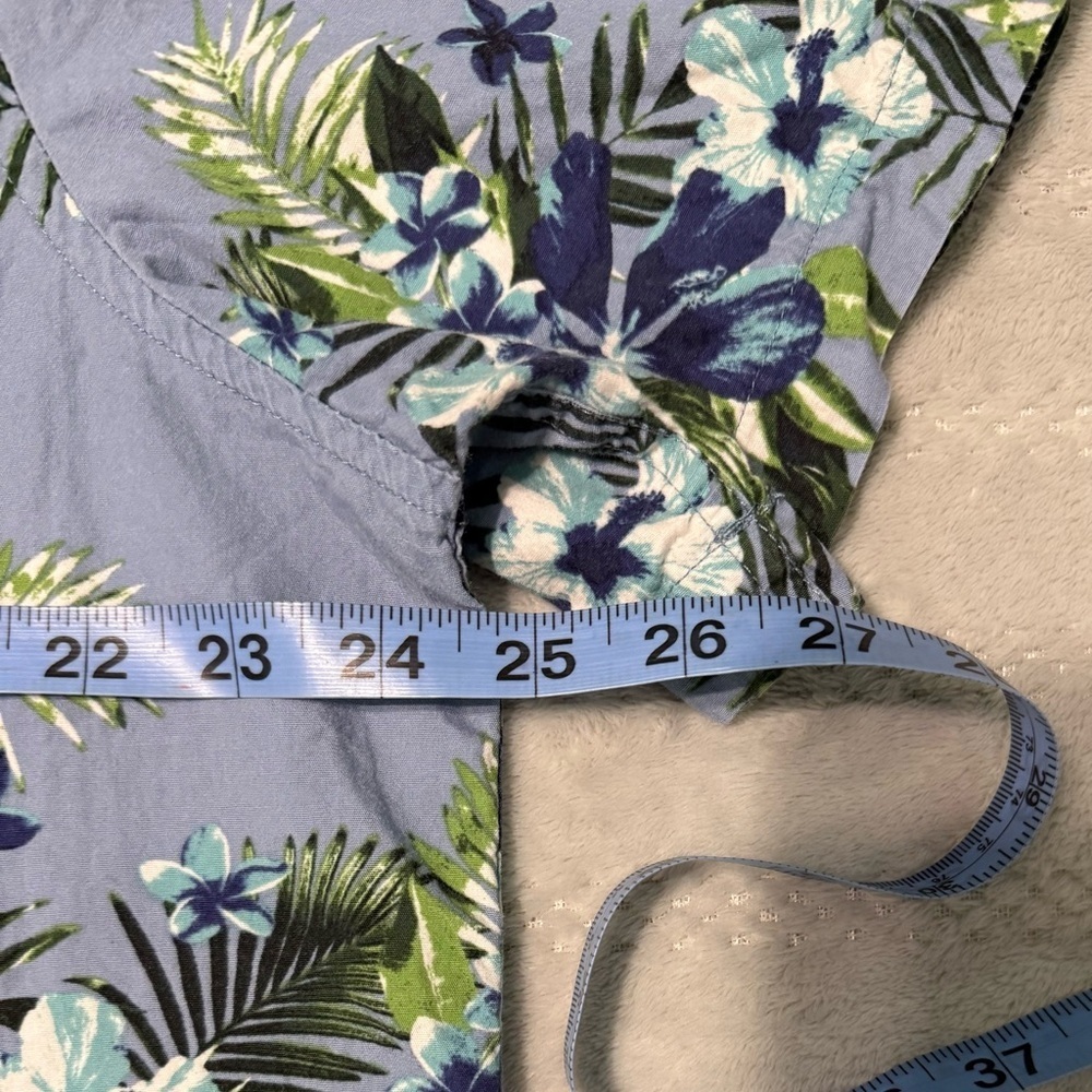Vintage Hawaiian Shirts 28 Palms XL Floral Hibiscus 100% Cotton - Picture 6 of 6